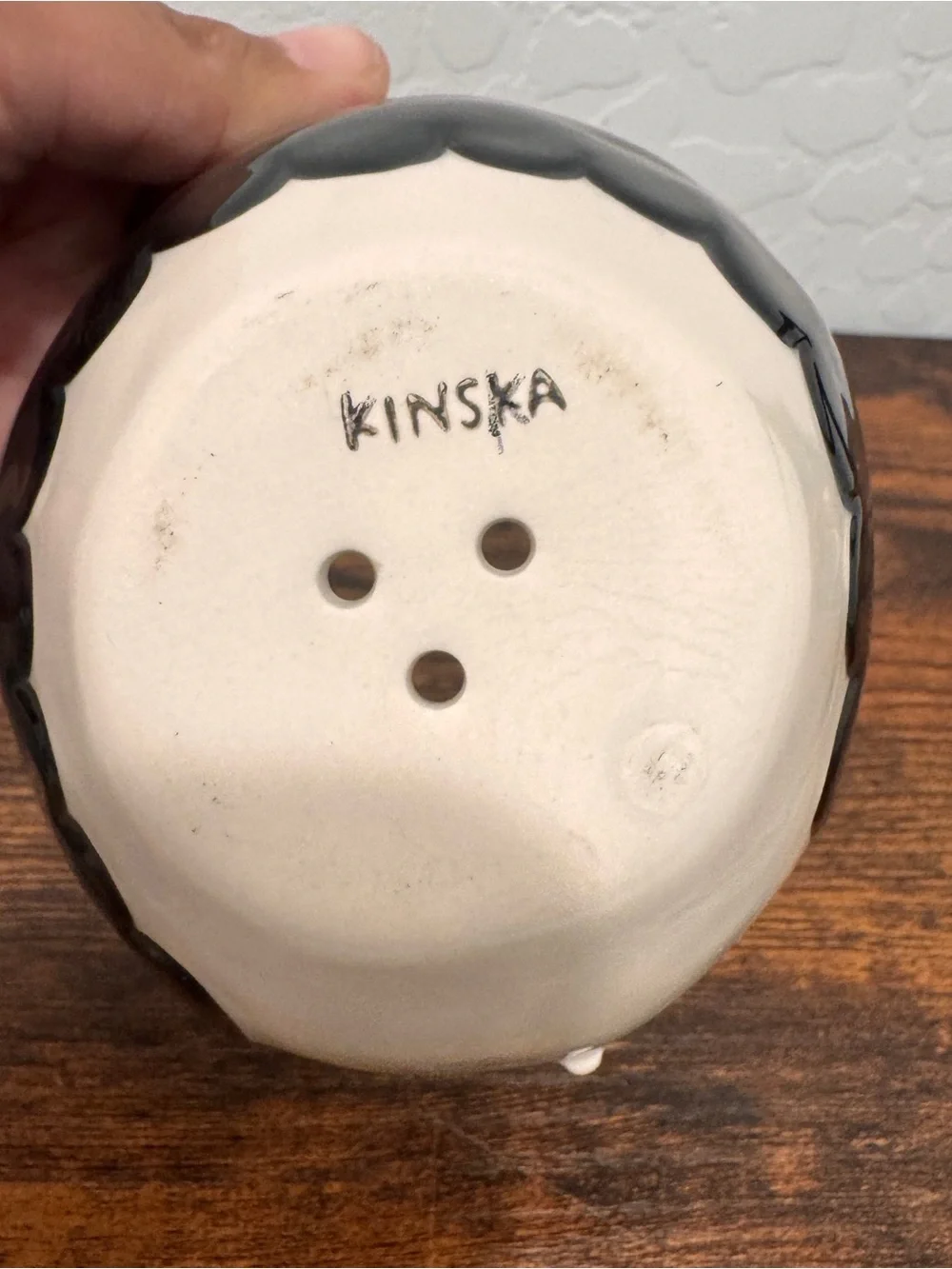 Kinska Face Planter Bowl Anthropologie Painted Ceramic Small 3” Tall